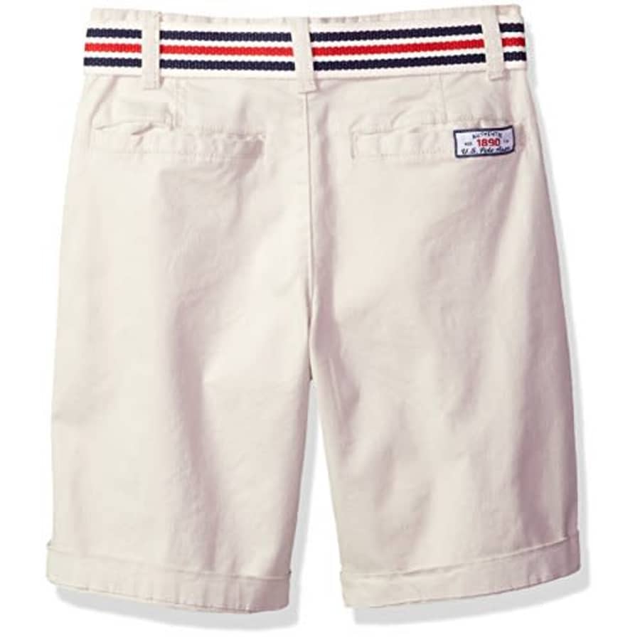 U.S. Polo Assn. Boys' Toddler Short, Large Roll up Cuff Stone Island, 2T for $7