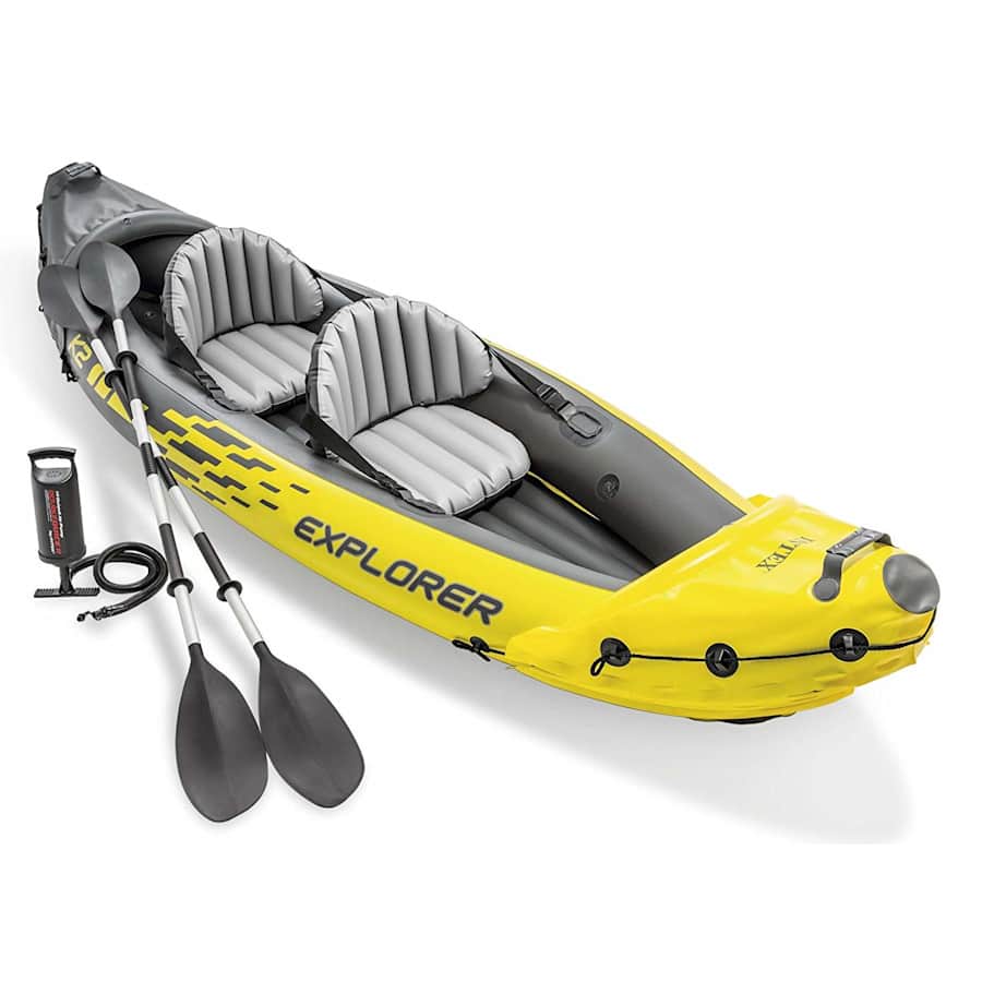 Intex Explorer K2 2-Person Inflatable Kayak Set for $89 w/ Prime
