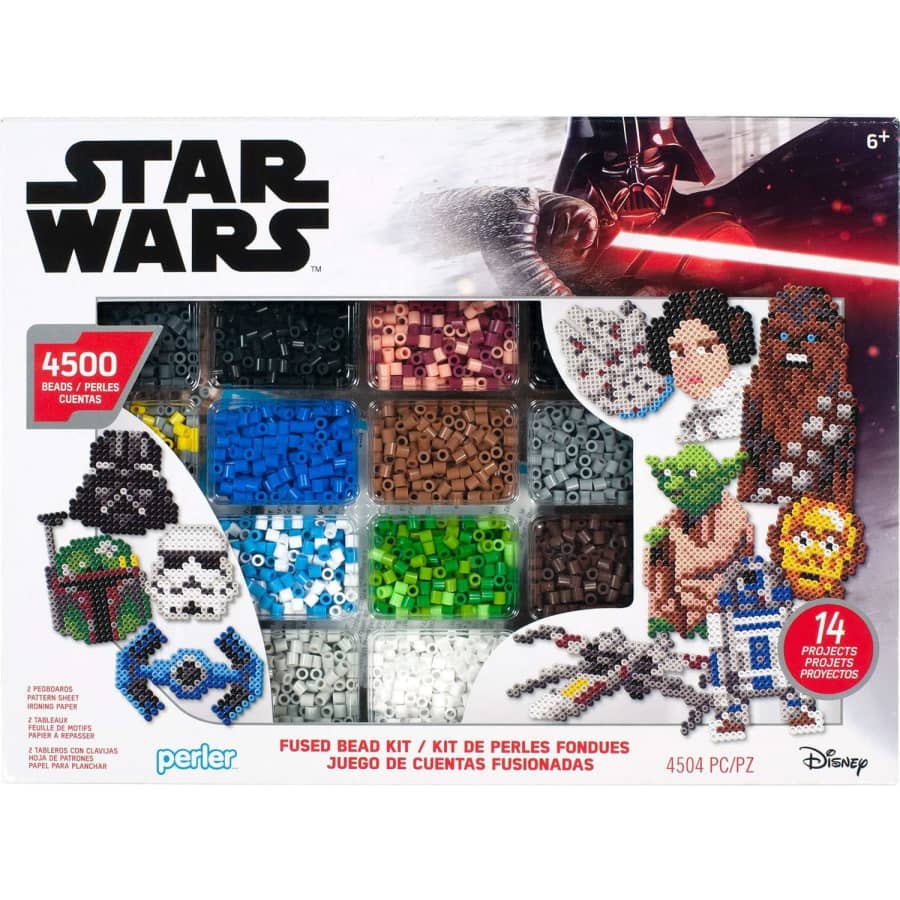 Perler Beads Star Wars 4,500-Piece Deluxe Fused Bead Kit for $11 Perler Beads Star Wars 4,500-Piece Deluxe Fused Bead Kit for $11