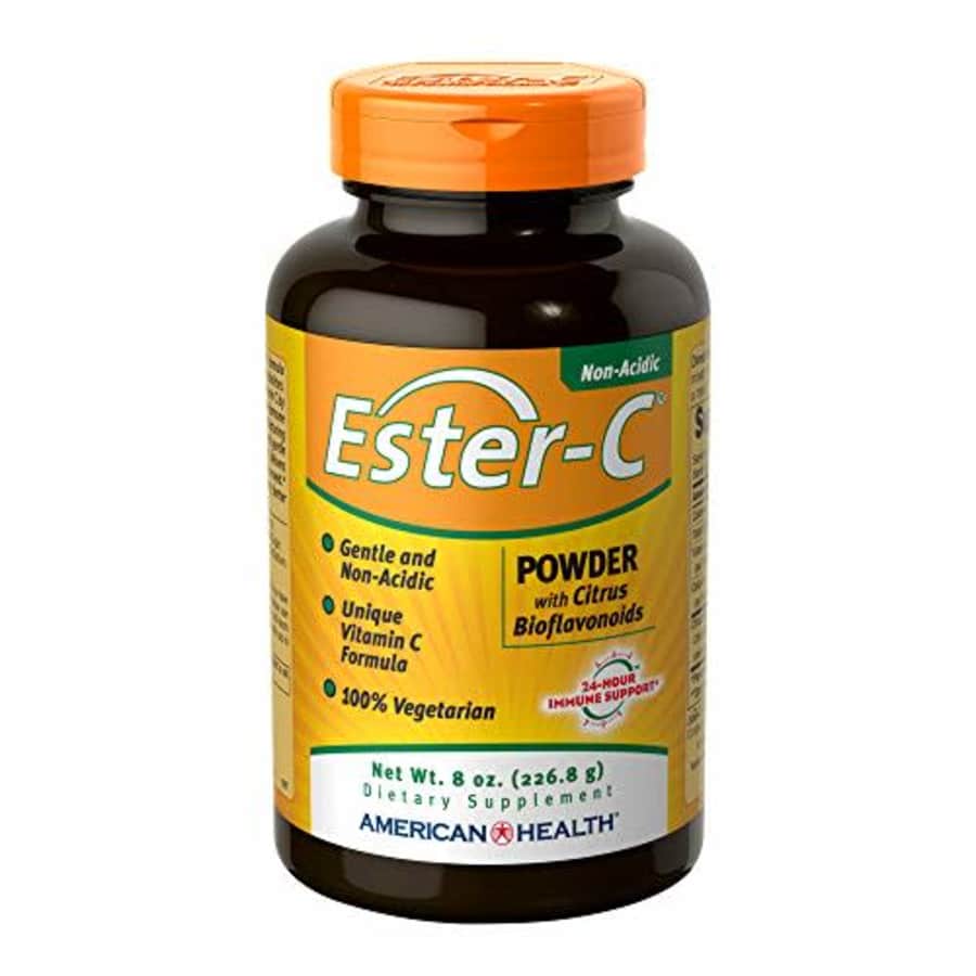 American Health Ester-C Powder with Citrus Bioflavonoids - Gentle On Stomach, Non-Acidic Vitamin C for $28