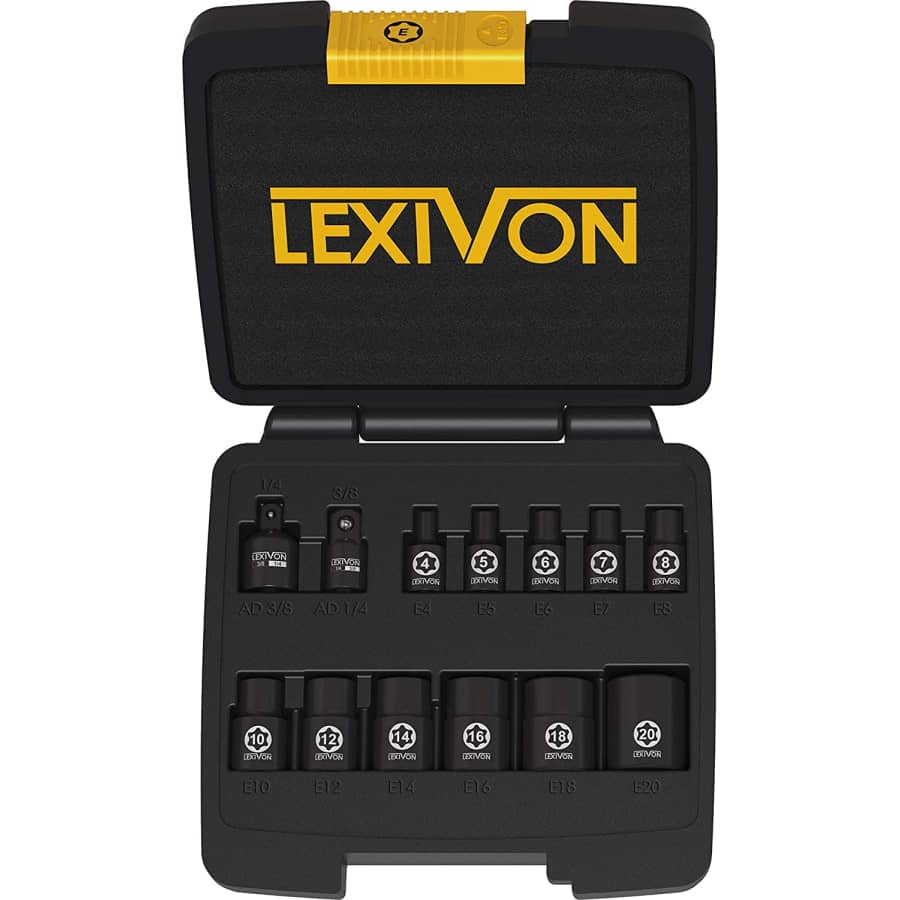 Lexivon E-Torx Socket 13-Piece Set for $17