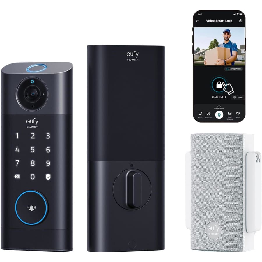 Eufy Security S330 3-in-1 Video Smart Lock: $250 Eufy Security S330 3-in-1 Video Smart Lock: $250