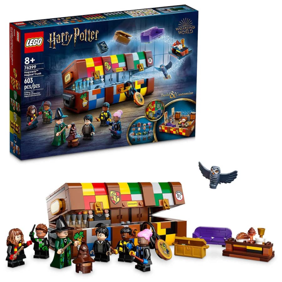 LEGO Harry Potter Hogwarts Magical Trunk 603-Piece Set for $45