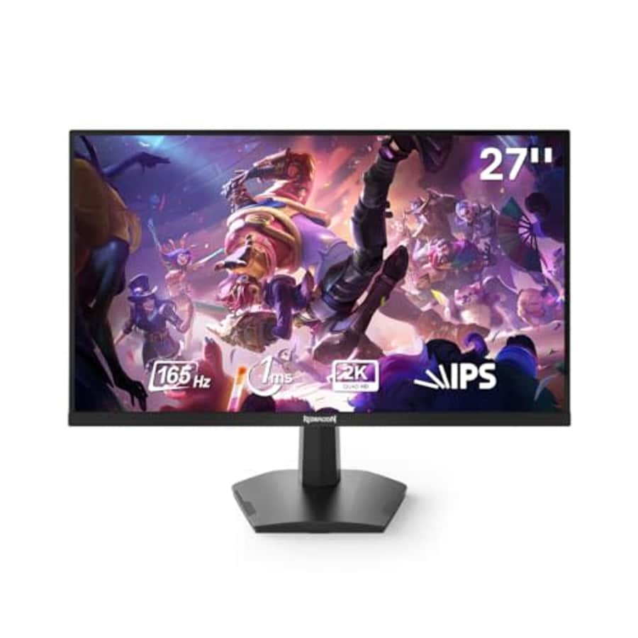 Redragon 27" 144hz/165HZ Flat Gaming Monitor, QHD 2K (2560X1440) IPS Frameless Computer Monitor, for $210 Redragon 27" 144hz/165HZ Flat Gaming Monitor, QHD 2K (2560X1440) IPS Frameless Computer Monitor, for $210