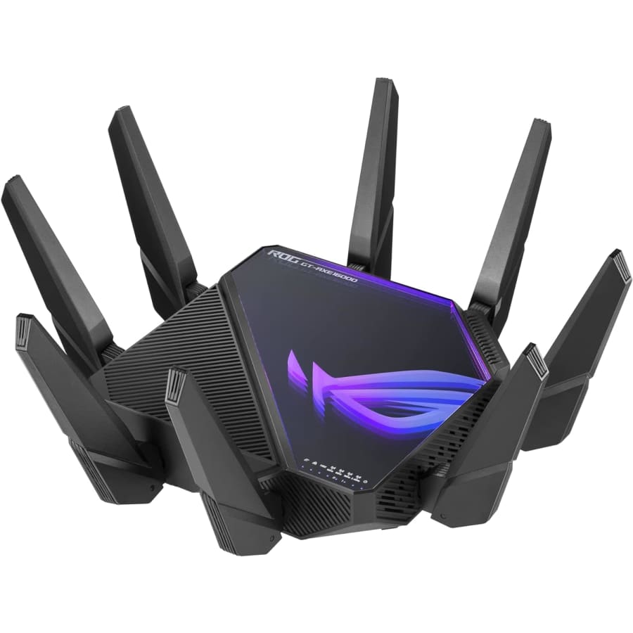 ASUS ROG Rapture 6GHz Quad-band WiFi 6E Extendable Gaming Router for $440
