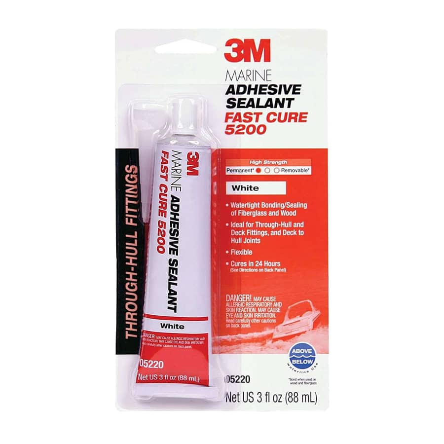 3M 5200 Fast Cure Marine Adhesive Sealant 3-oz. Tube for $17