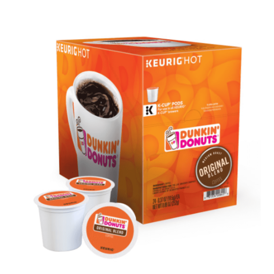 Dunkin Donuts Original Blend Coffee K-Cup 24-Pack for $12