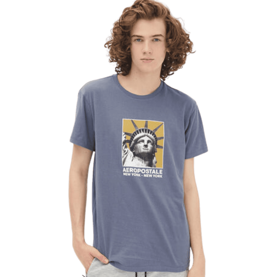 Aeropostale Men's Statue Of Liberty Graphic T-Shirt for $8