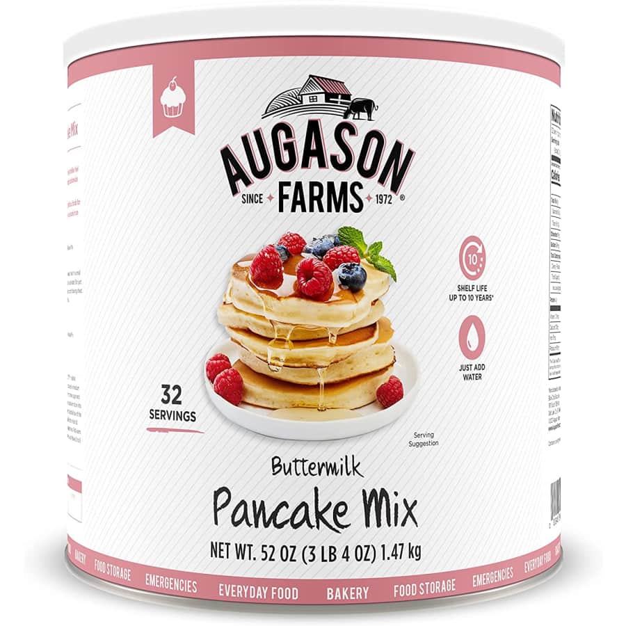 Augason Farms 52-oz. Buttermilk Pancake Mix for $13 Augason Farms 52-oz. Buttermilk Pancake Mix for $13