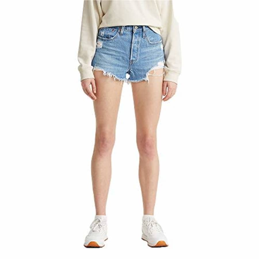 Levi's Women's 501 Original Shorts, Sansome Straggler, 24 (US 00) for $18