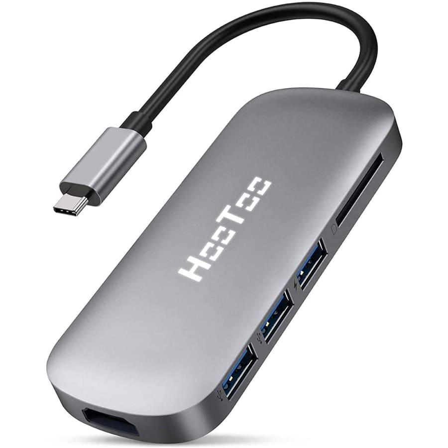 HooToo USB Type-C 6-in-1 Hub Adapter for $12