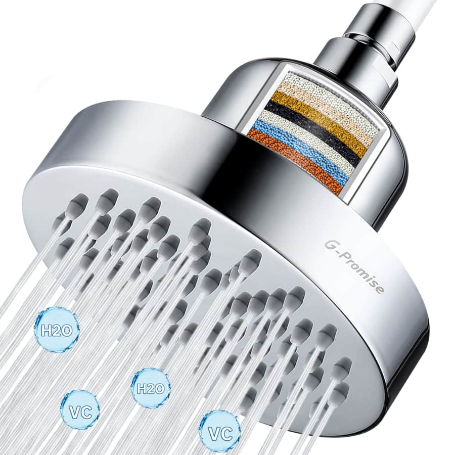 G-Promise 6" Filtered Shower Head for $25 G-Promise 6" Filtered Shower Head for $25