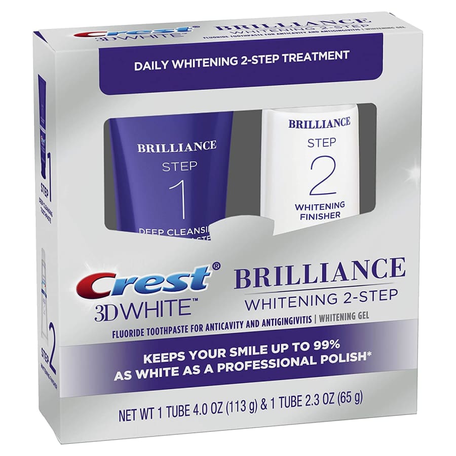 Crest 3D White Brilliance 2-Step Kit for $12 via Sub. & Save Crest 3D White Brilliance 2-Step Kit for $12 via Sub. & Save