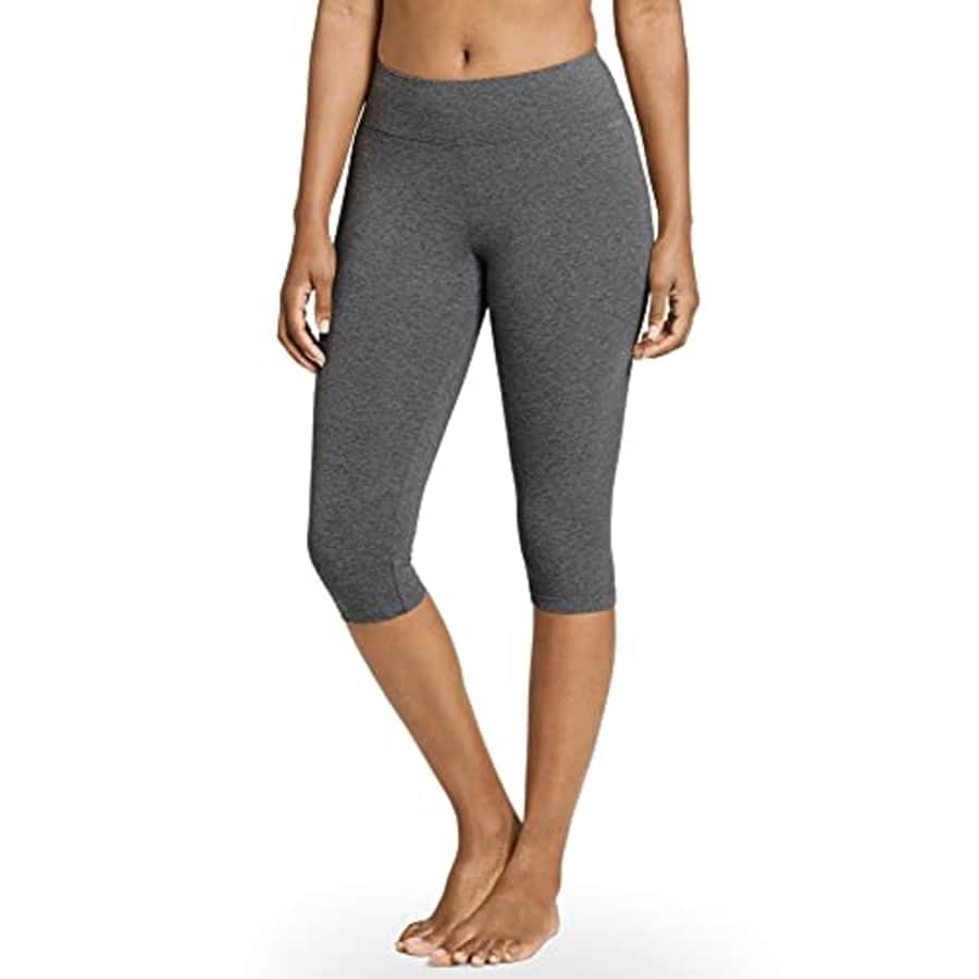 Jockey Women's Activewear Cotton Stretch Capri Legging, Charcoal, L for $49 Jockey Women's Activewear Cotton Stretch Capri Legging, Charcoal, L for $49