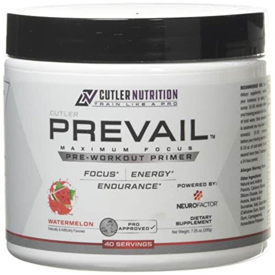 Cutler Nutrition Prevail Pre Workout Powder with Nootropics: Pre Workout for Men and Women, Cutting Edge Energy and for $35
