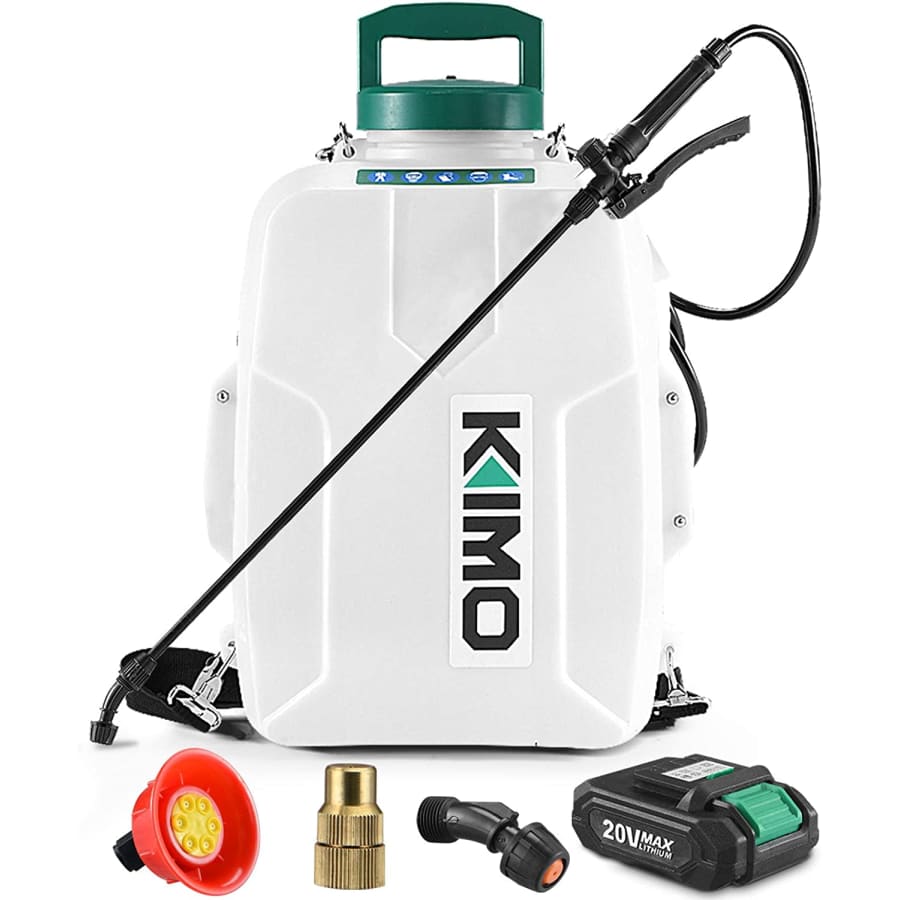 Kimo 3-Gallon Battery-Powered Backpack Sprayer for $140 Kimo 3-Gallon Battery-Powered Backpack Sprayer for $140