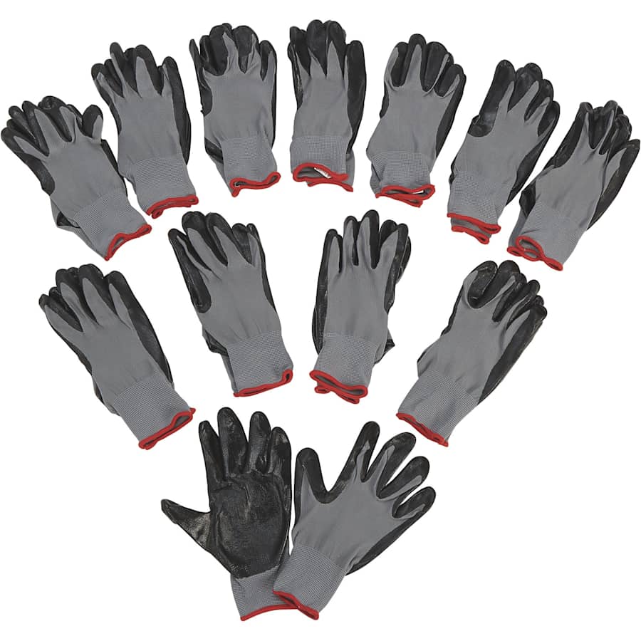 Ironton Nitrile-Coated Work Gloves 12-Pack for $10 Ironton Nitrile-Coated Work Gloves 12-Pack for $10