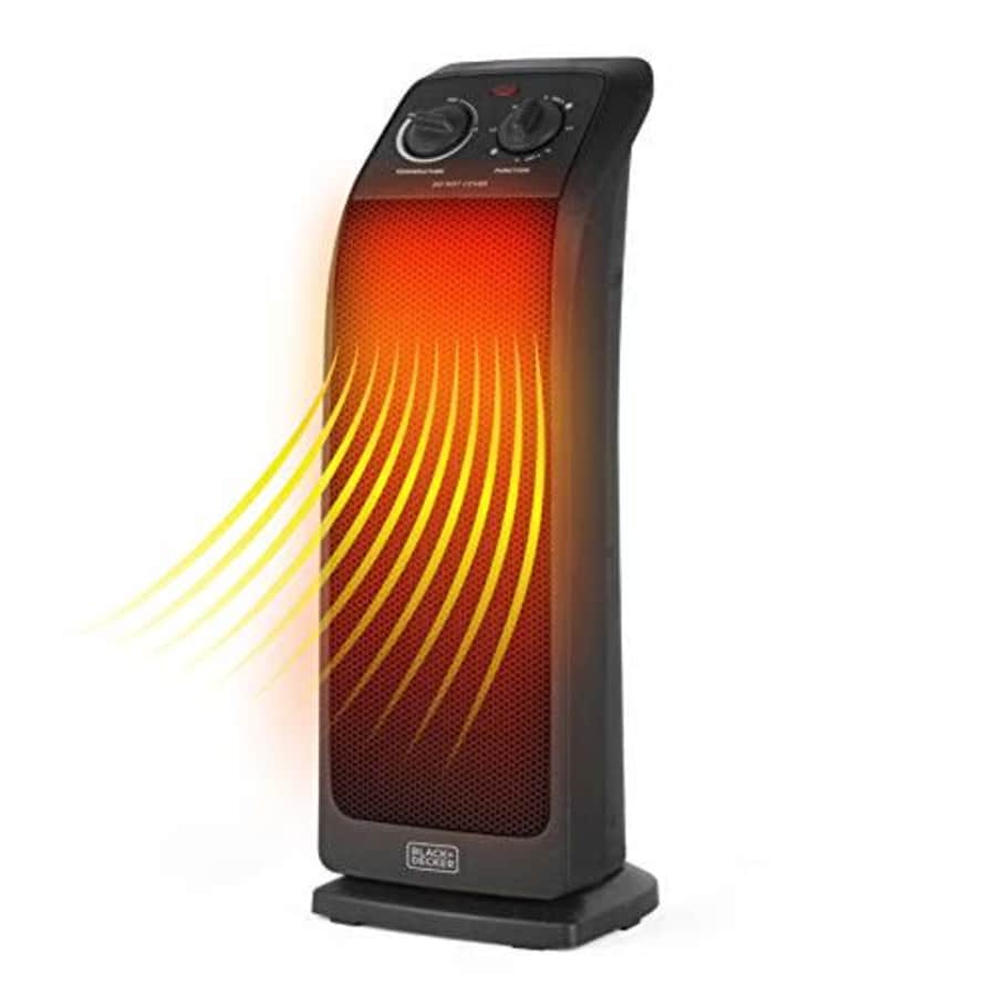 BLACK+DECKER BHTC571 1,500-Watt Ceramic Tower Heater, Standard for $57 BLACK+DECKER BHTC571 1,500-Watt Ceramic Tower Heater, Standard for $57