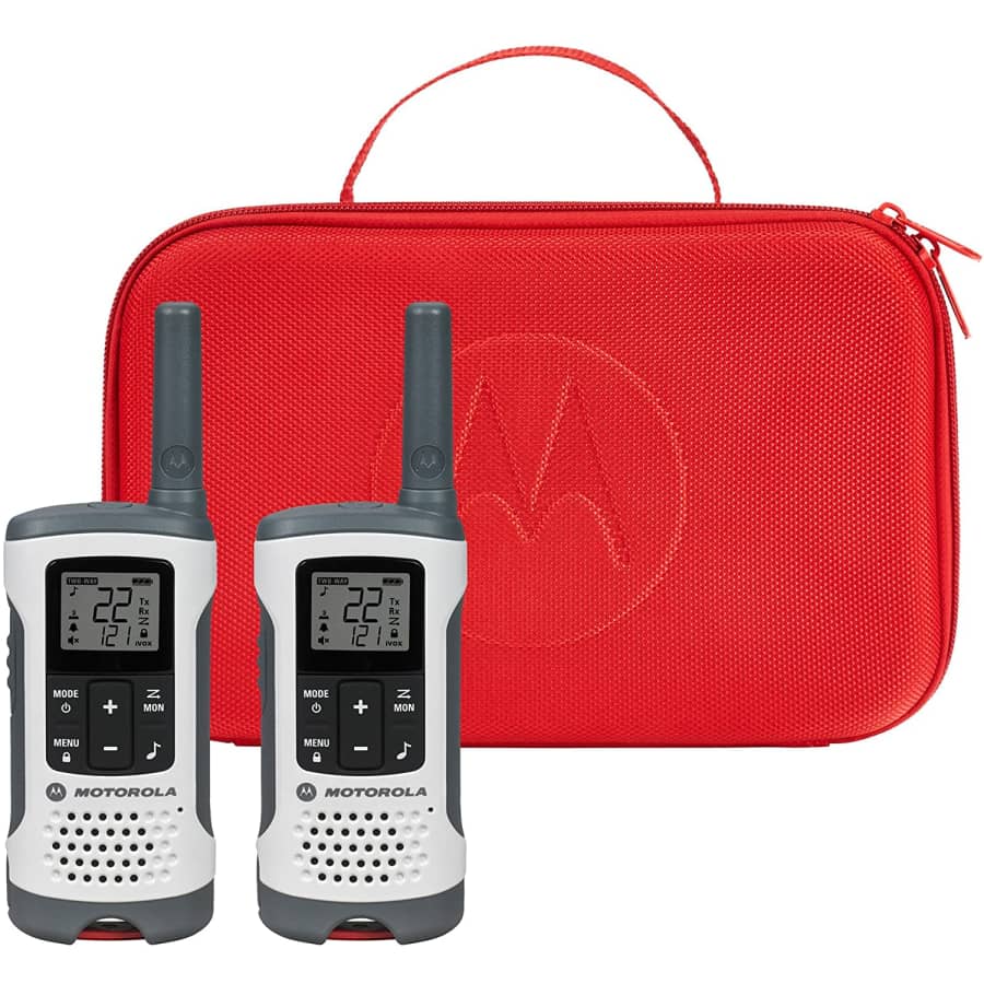 Motorola Talkabout T280 Rechargeable Two-Way Radio Bundle for $40