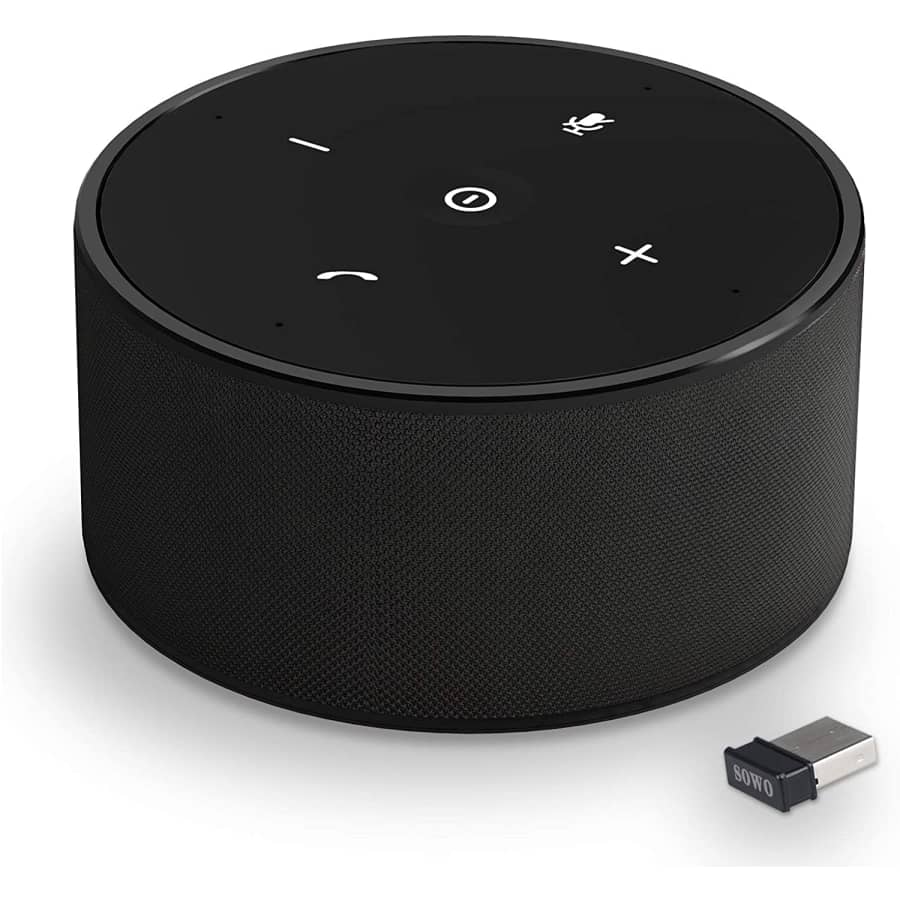 Sowo Bluetooth Conference Speakerphone for $35
