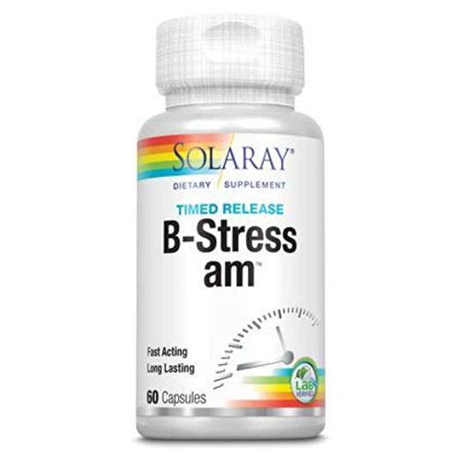 Solaray B Stress Two-Stage, Timed-Release A.M, Capsule (Btl-Plastic) | 60ct for $10 Solaray B Stress Two-Stage, Timed-Release A.M, Capsule (Btl-Plastic) | 60ct for $10