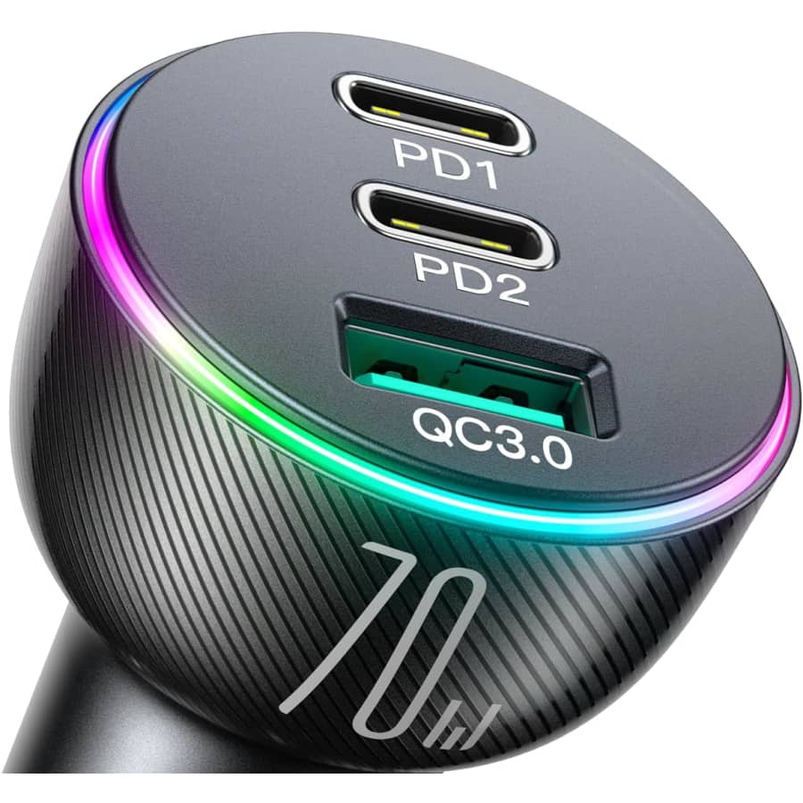 Joyroom 70W USB-C Car Charger for $20