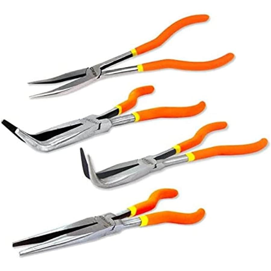 Neiko 4-Piece Long-Reach Needle Nose Pliers Set for $26