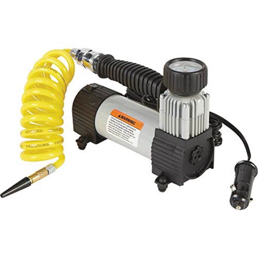 Klutch 12 Volt Portable Tire Inflator - 100 Max. PSI, 1CFM for $40