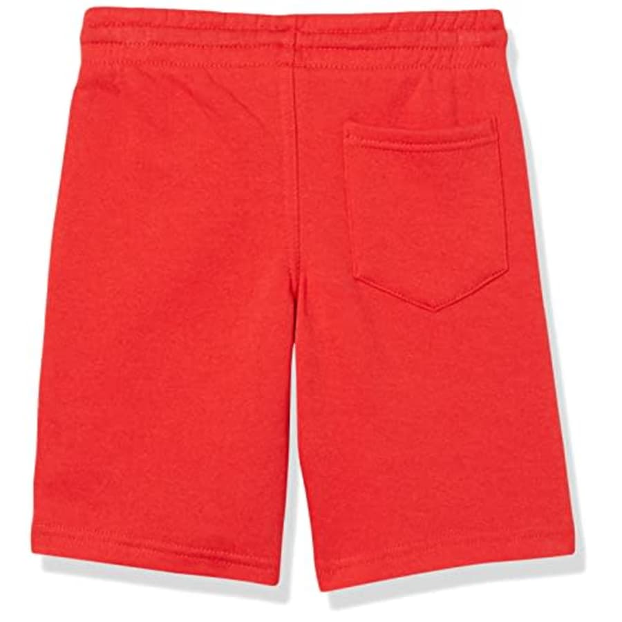 Calvin Klein Boys' Little Logo Waistband Sweat Short, Racing Red 22, 5 for $13