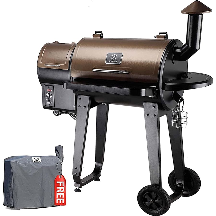 Z Grills Wood Pellet 6 in 1 Grill & Smoker Combo for $295