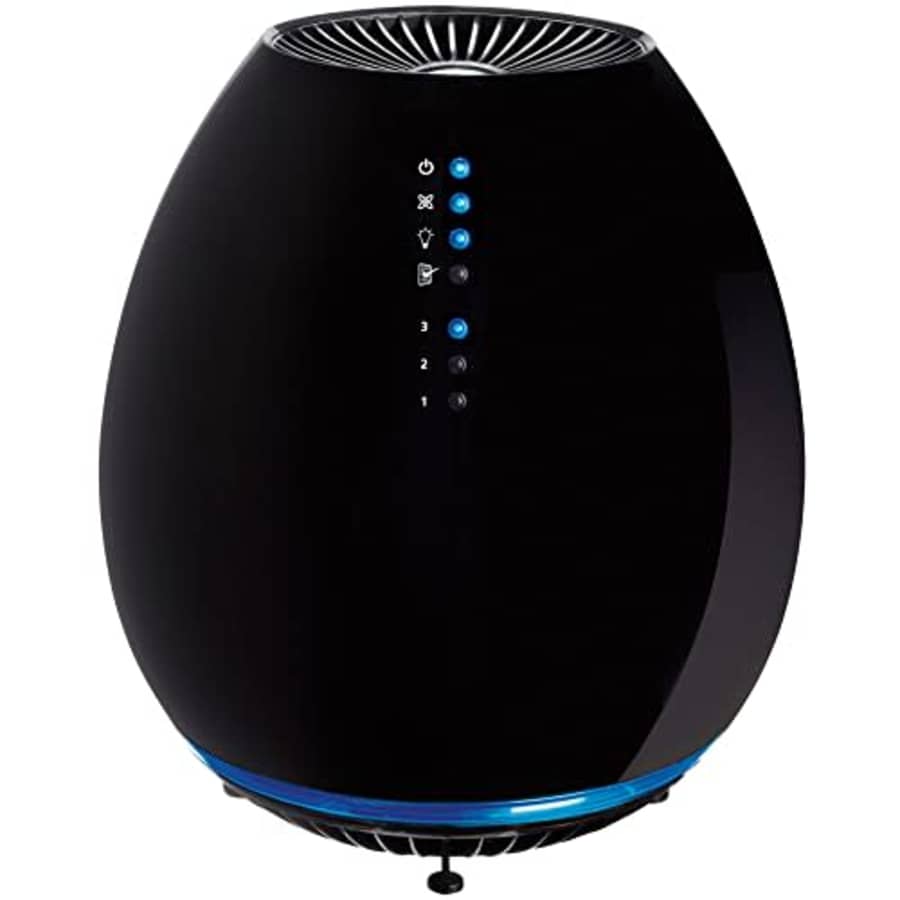 Holmes HEPA-Type Small Room Air Purifier, 112 Sq. Ft. Coverage, 11-3/8" x 9-3/8", Black for $36 Holmes HEPA-Type Small Room Air Purifier, 112 Sq. Ft. Coverage, 11-3/8" x 9-3/8", Black for $36