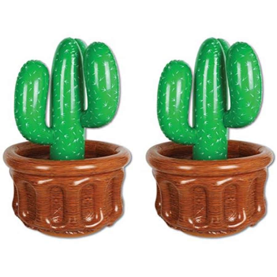 Beistle Inflatable Cactus Cooler Dcor 2 Piece Western Party Supplies Drink Holder Fiesta Novelties, for $38 Beistle Inflatable Cactus Cooler Dcor 2 Piece Western Party Supplies Drink Holder Fiesta Novelties, for $38