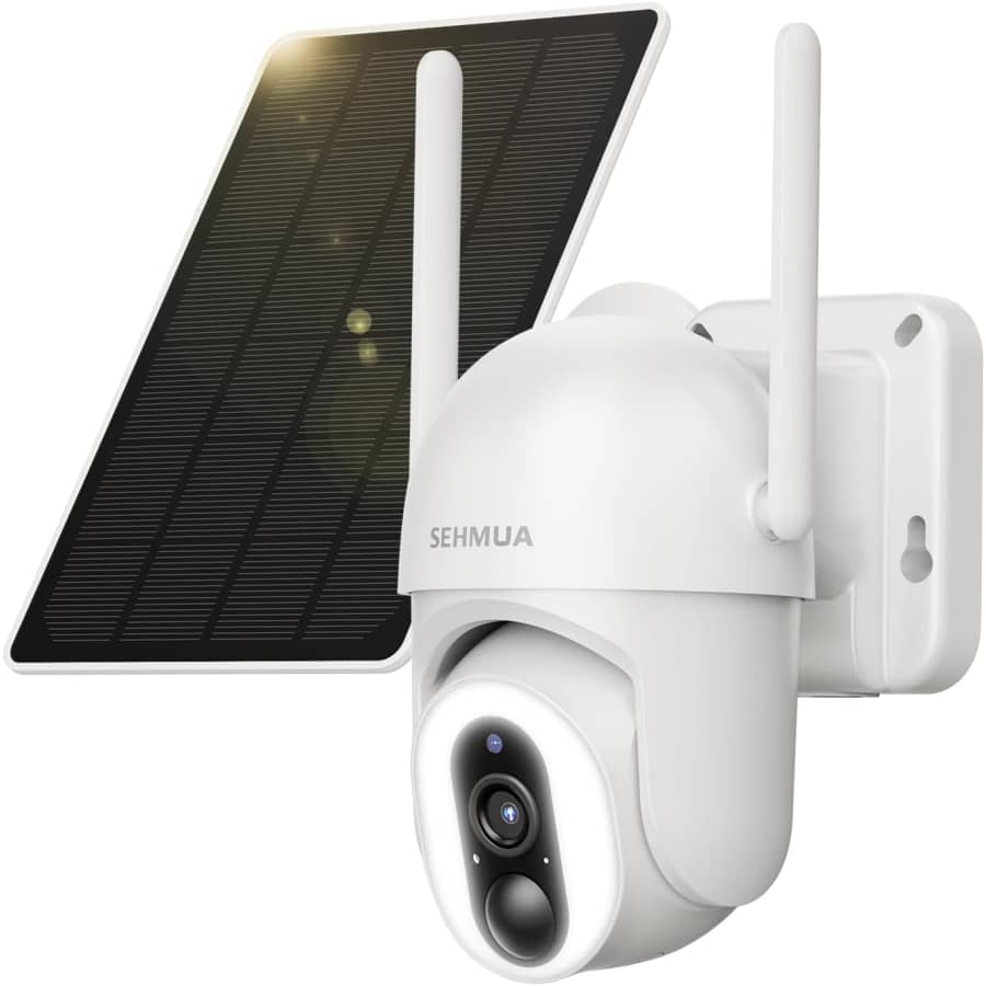 2K Solar Wireless Outdoor Security Camera for $56