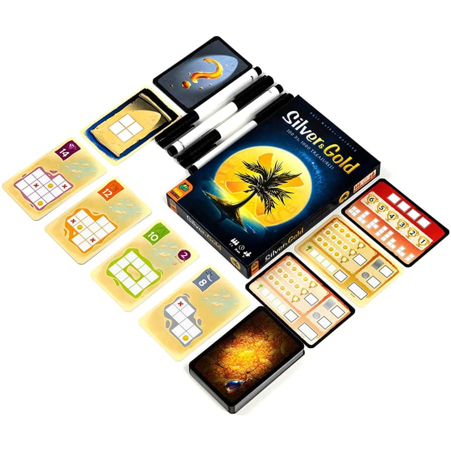 Pandasaurus Games Silver & Gold: A Dry Erase Game for $19
