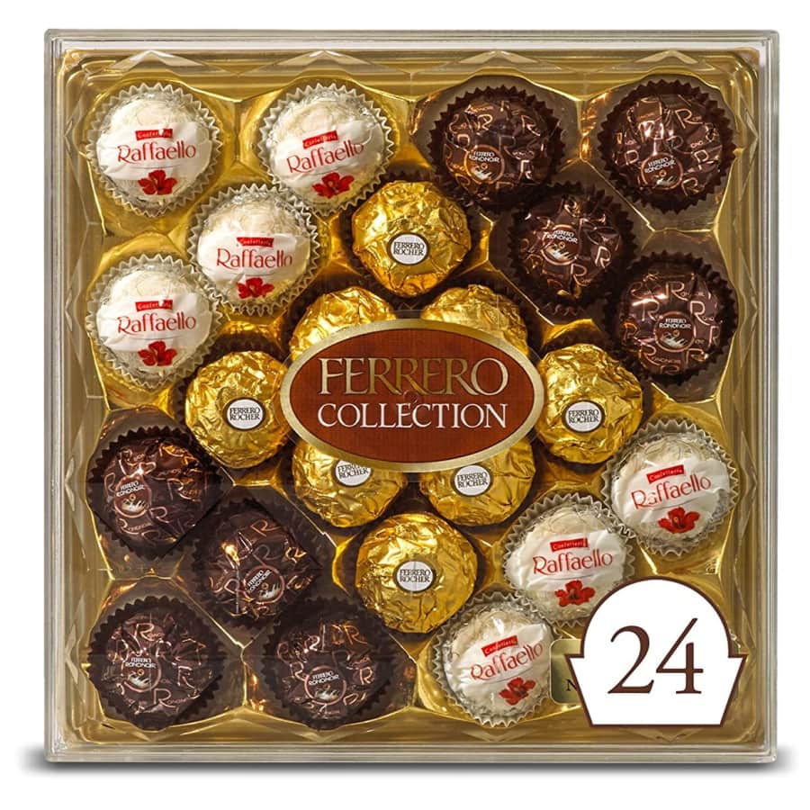Ferrero Rocher Assorted Chocolate 24-Pack: $9.66 w/ Subscribe & Save Ferrero Rocher Assorted Chocolate 24-Pack: $9.66 w/ Subscribe & Save