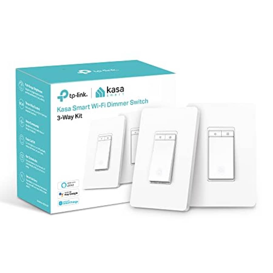 Kasa Smart 3 Way Dimmer Switch KIT, Dimmable Light Switch Compatible with Alexa, Google Assistant for $33 Kasa Smart 3 Way Dimmer Switch KIT, Dimmable Light Switch Compatible with Alexa, Google Assistant for $33
