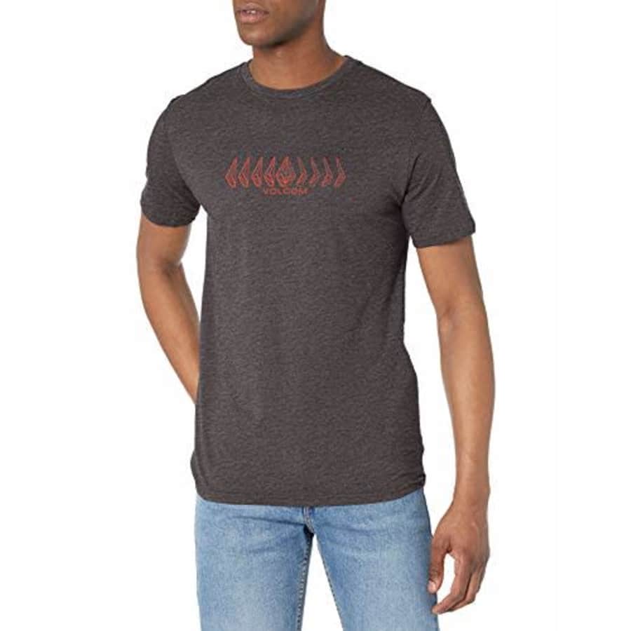 Volcom Men's Position Short Sleeve T-Shirt, Heather Black, Medium for $20 Volcom Men's Position Short Sleeve T-Shirt, Heather Black, Medium for $20