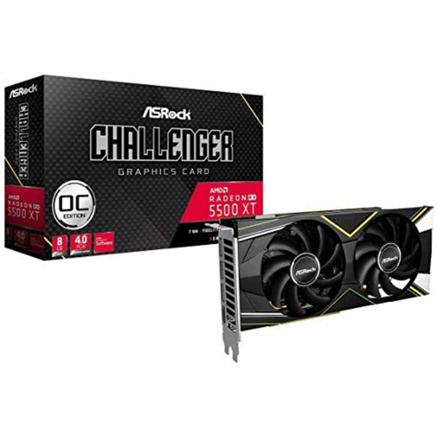 ASRock AMD Radeon RX5500XT Video Board GDDR6 8GB Challenger Series RX5500XT Challenger D 8G OC for $200 ASRock AMD Radeon RX5500XT Video Board GDDR6 8GB Challenger Series RX5500XT Challenger D 8G OC for $200