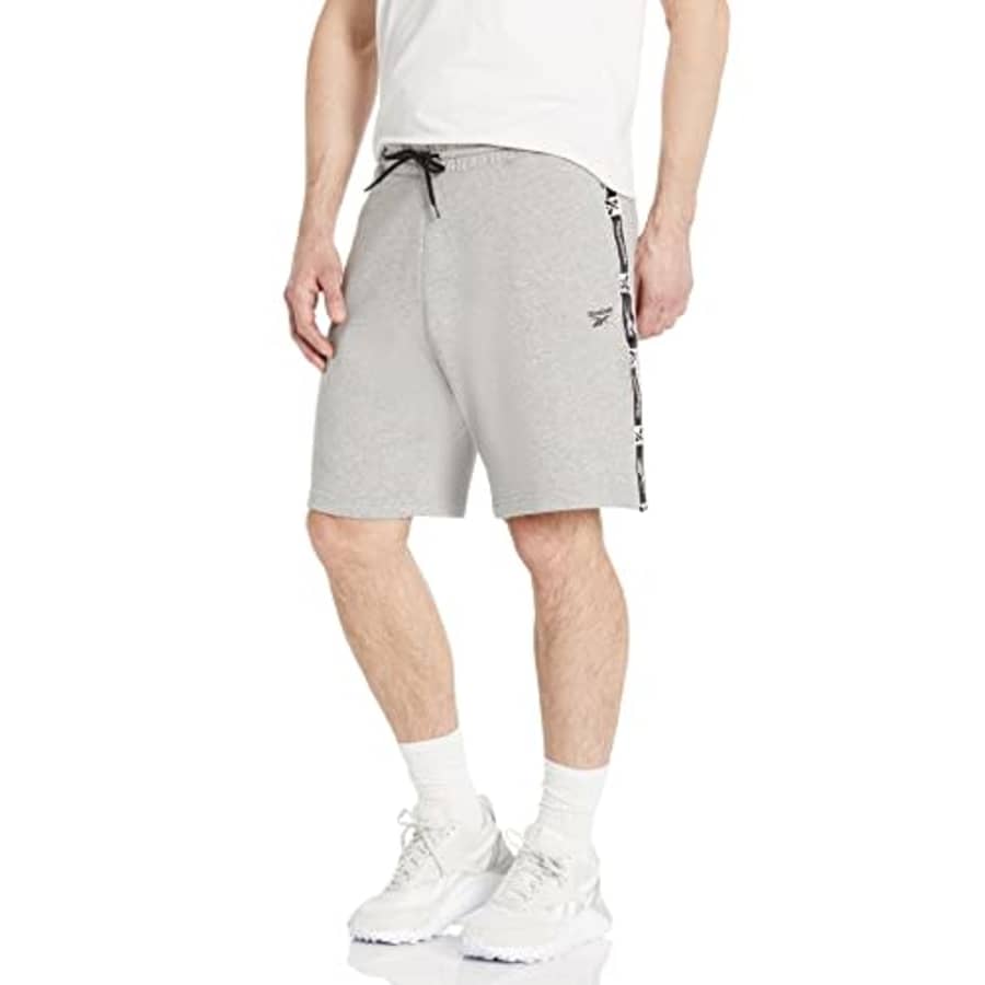 Reebok Men's Standard Fleece Shorts, Grey, XX-Large for $10 Reebok Men's Standard Fleece Shorts, Grey, XX-Large for $10