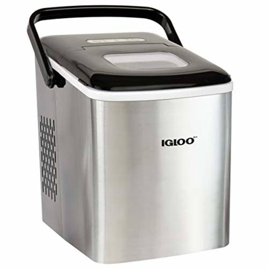 Igloo ICEB26HNSS Automatic Self-Cleaning Portable Electric Countertop Ice Maker Machine With for $143 Igloo ICEB26HNSS Automatic Self-Cleaning Portable Electric Countertop Ice Maker Machine With for $143