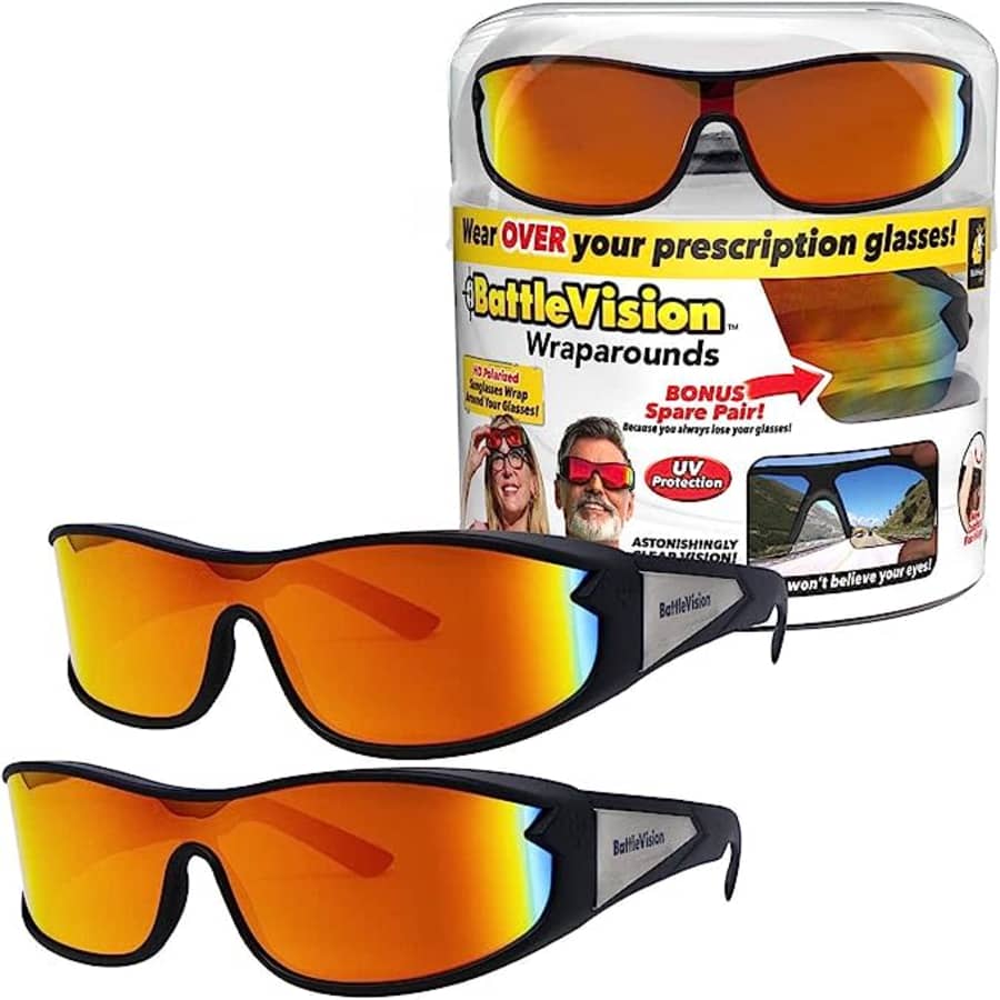 BattleVision Wrap Arounds HD Polarized Sunglasses for $20 BattleVision Wrap Arounds HD Polarized Sunglasses for $20