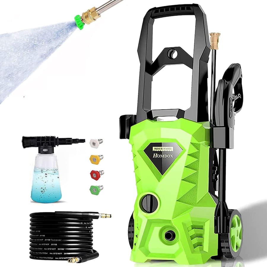 Homdox 1,500 PSI Electric Pressure Washer for $90