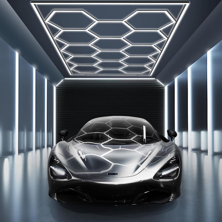 Hexagon 720W LED 14-Piece Garage Light for $267 Hexagon 720W LED 14-Piece Garage Light for $267