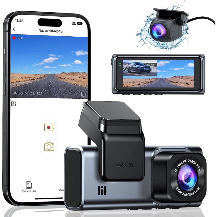 Navycrest WiFi Dash Cam for $50 Navycrest WiFi Dash Cam for $50