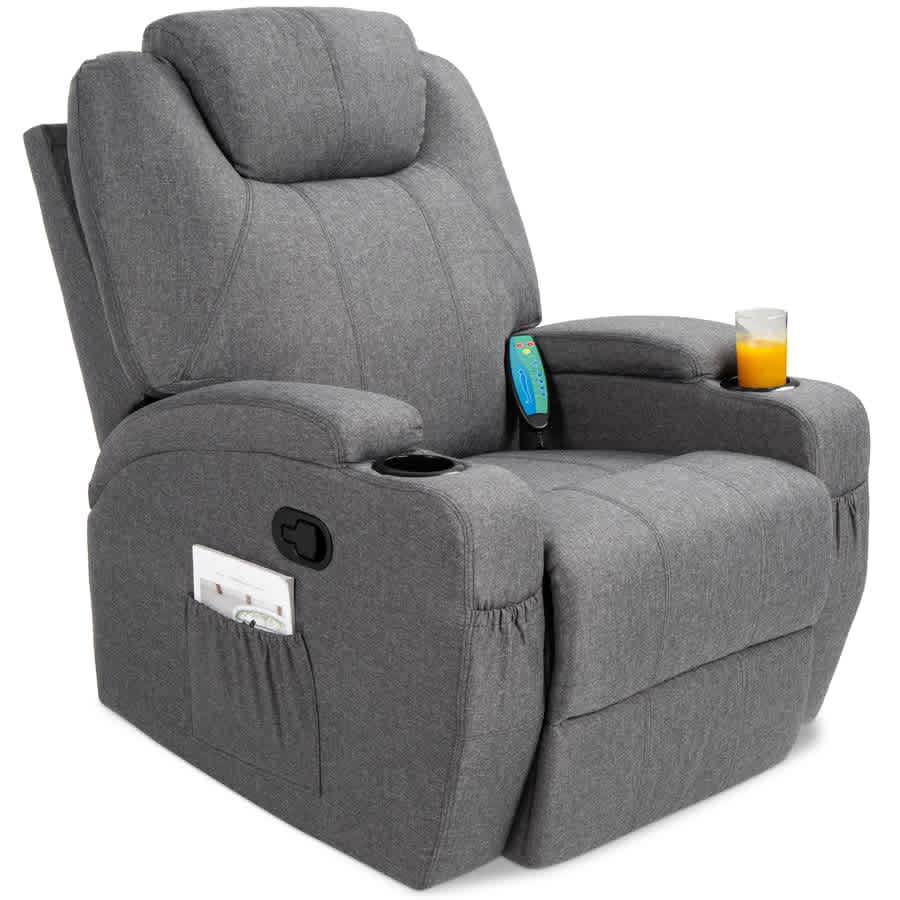 Best Choice Swivel Massage Recliner Chair for $370