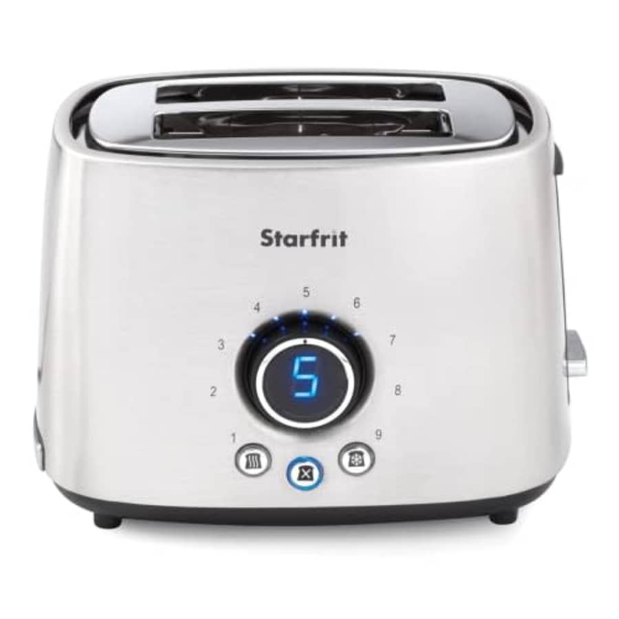 Starfrit 024020-004-0000 2-Slice Electric Toaster, Brushed Stainless Steel, Small for $50