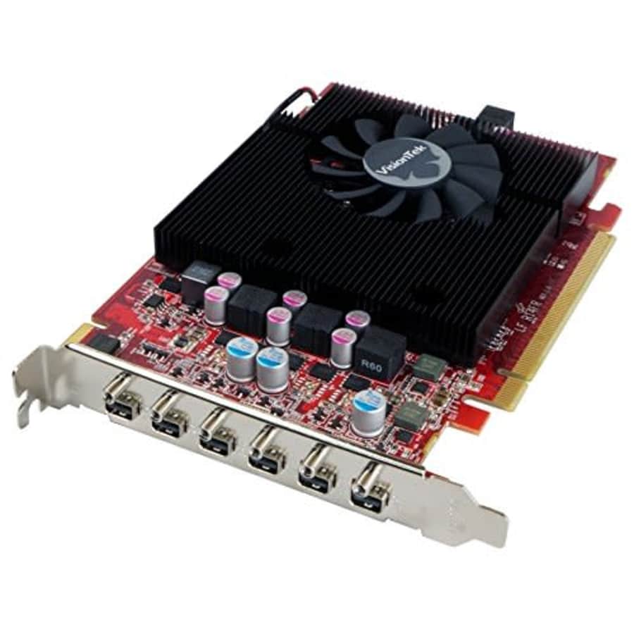 VisionTek Radeon 7750 2GB GDDR5 6M (6x miniDP, 6x miniDP to HDMI Adapters) Graphics Card - 900880 for $258 VisionTek Radeon 7750 2GB GDDR5 6M (6x miniDP, 6x miniDP to HDMI Adapters) Graphics Card - 900880 for $258