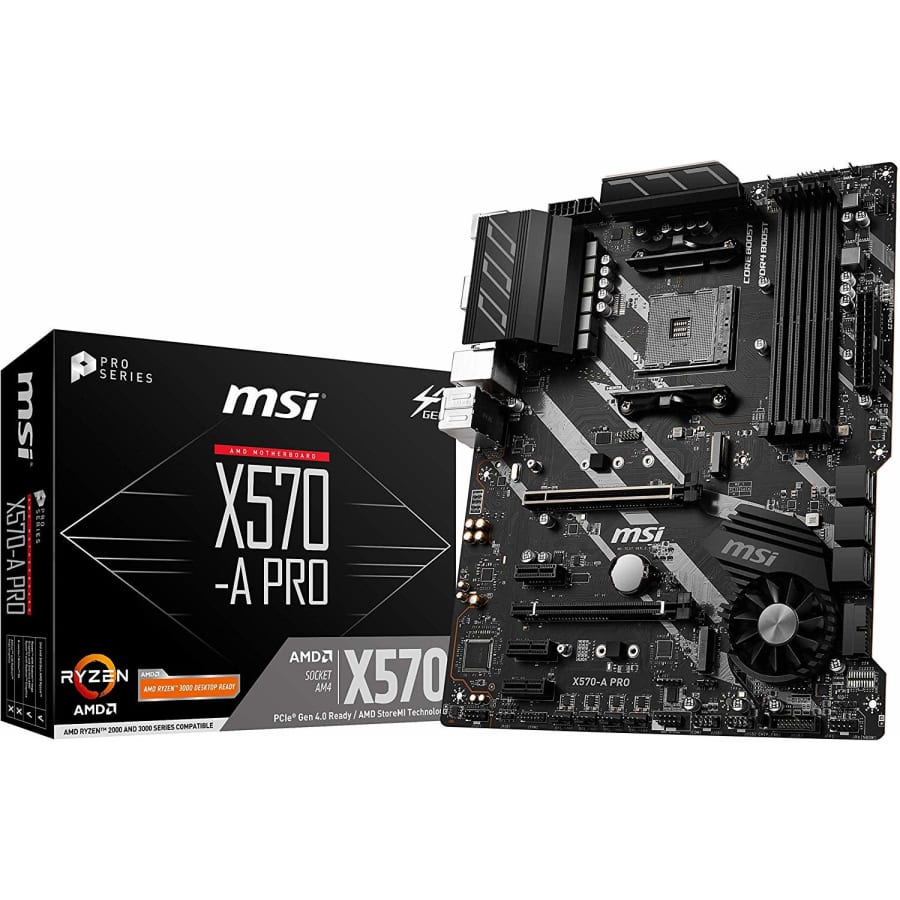 MSI X570-A PRO AM4 ATX Motherboard (X570APRO) for $130