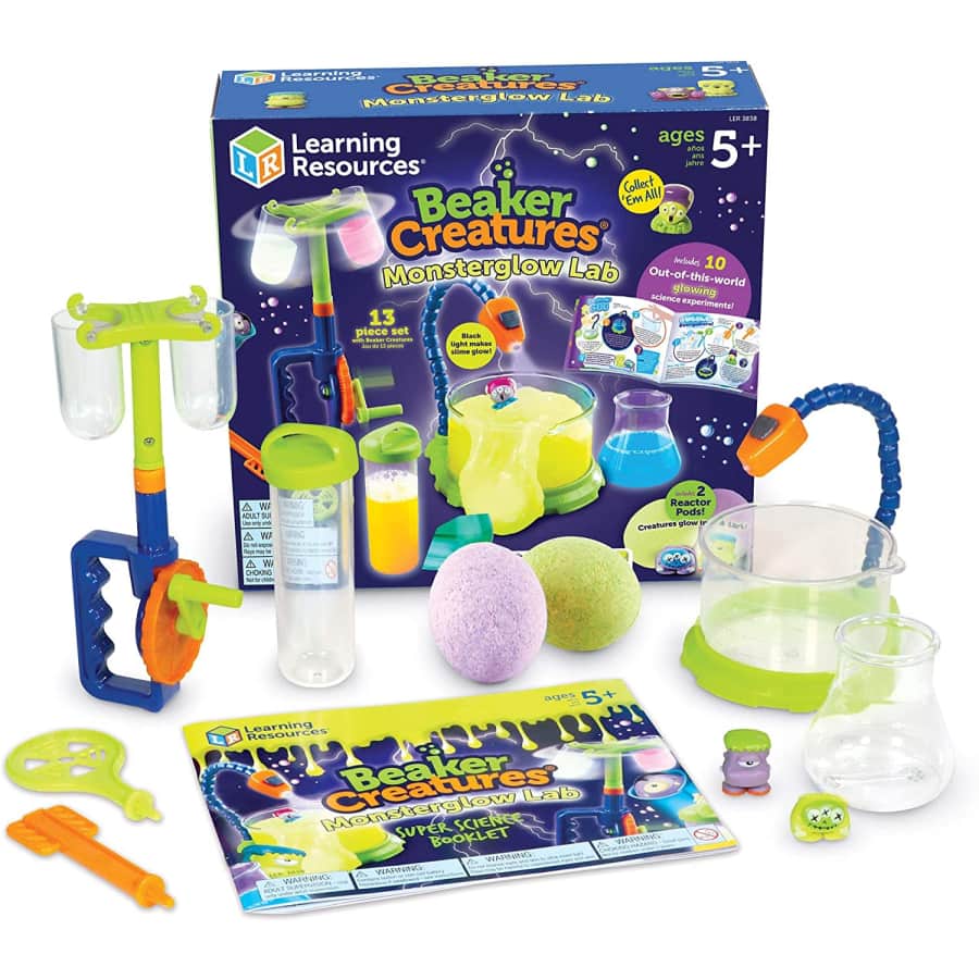 Learning Resources Beaker Creatures Monsterglow Lab for $22