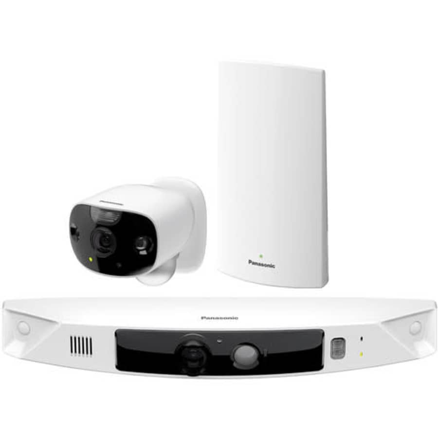 Panasonic HomeHawk Outdoor Wireless Smart Home Security 2-Camera Kit for $150 Panasonic HomeHawk Outdoor Wireless Smart Home Security 2-Camera Kit for $150